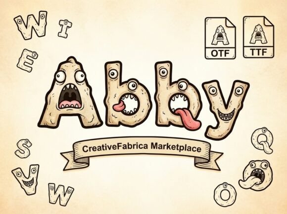 Abby: A Playful Display Font That Pops on Any Website