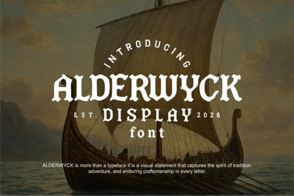 Alderwyck: A Display Typeface That Elevates Real Small Business Branding
