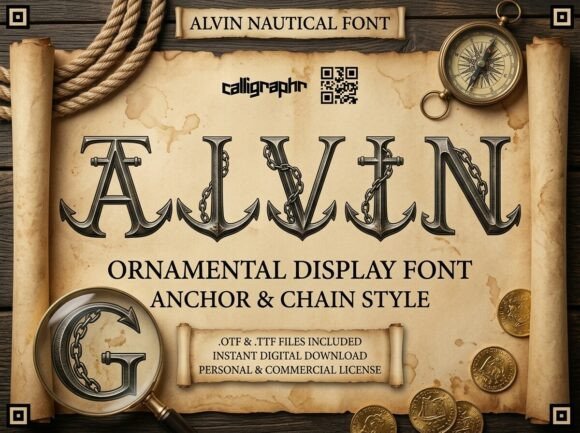 Alvin: A Rugged Display Font for Bold Digital Branding