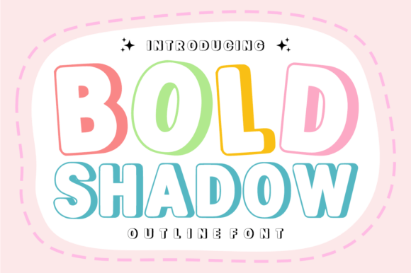 Bold Shadow: A Playful Display Font That Delivers Impact
