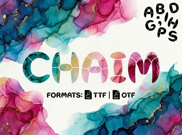 Chaim: A Display Typeface That Commands Attention
