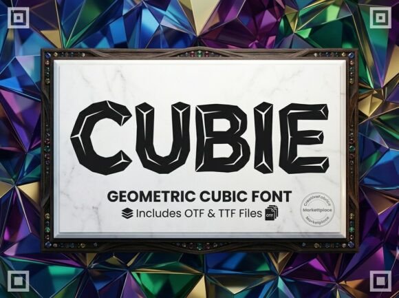 Cubie: A Bold Display Font for Impactful Brand Identity
