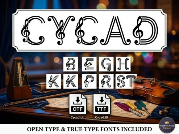 Cycad: An Elegant Display Typeface for Editorial Design