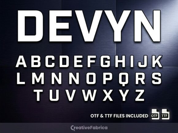 Devyn Display Font for Handmade Creators