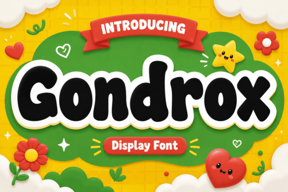 Gondrox: A Display Font That Makes Your Headlines Pop