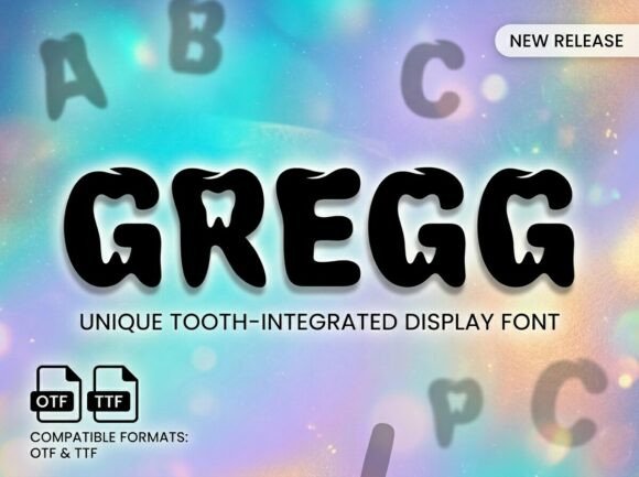 Gregg: A Playful Display Font That Delivers Personality Online