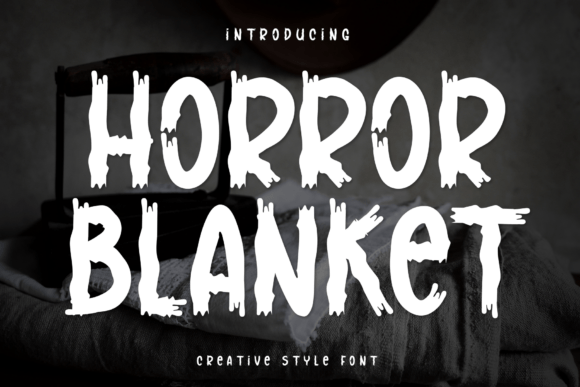Horror Blanket: A Whimsical Display Font for Handmade Creators