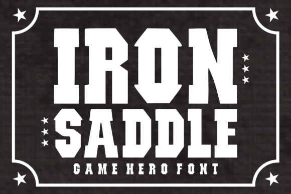Iron Saddle: A Display Font with Editorial Grit and Warmth