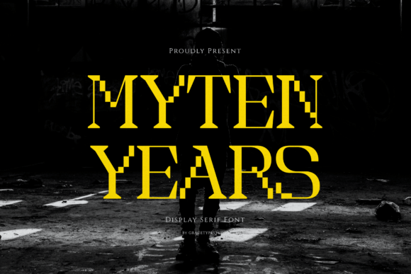 Myten Years: A Display Serif Font That Elevates Handmade Products