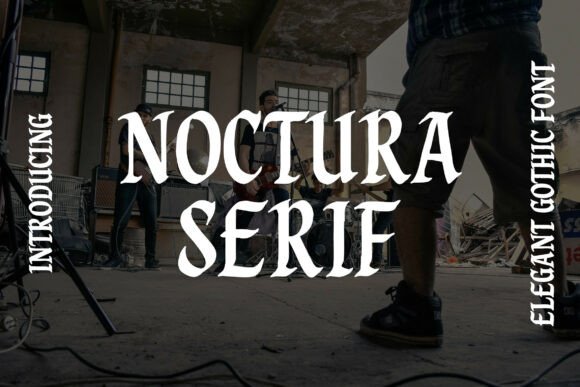 Noctura Gothic: A Display Font That Elevates Handmade Craft