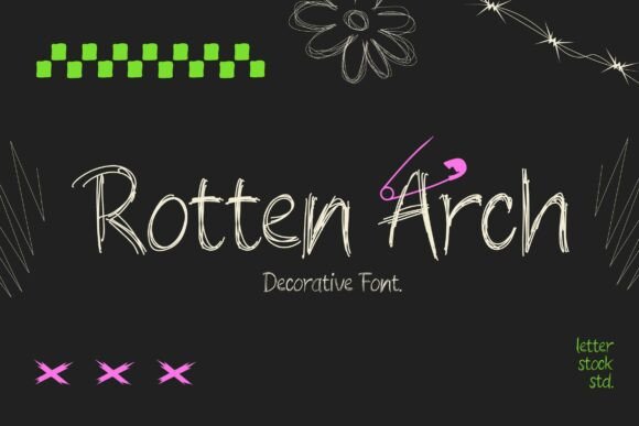 Rotten Arch: A Raw Display Font for Bold Campaign Moments