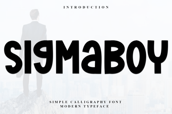 Sigma Boy: A Festive Display Font for Small Business Branding