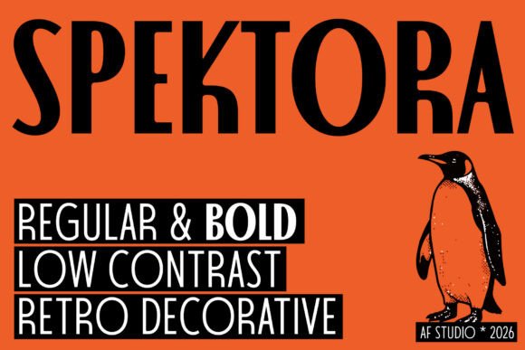 Spektora: A Bold, Retro Display Font for Modern Web Design