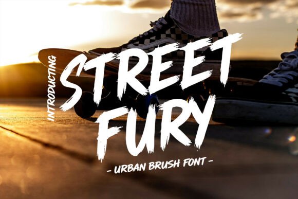Street Fury: A Bold Display Font for Digital Brand Energy