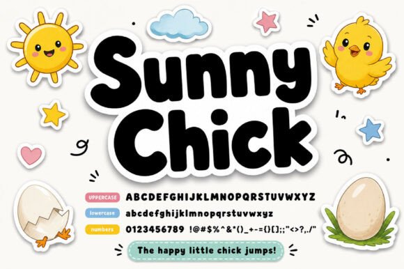 Sunny Chick: A Display Font That Grabs Attention—Strategically