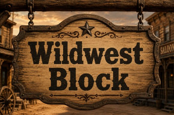Wildwest Block: A Display Font That Gives Your Brand Real Personality